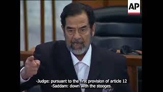 Tyrant Saddam Hussein Death Sentence with Subtitles by Abdallah Hawili