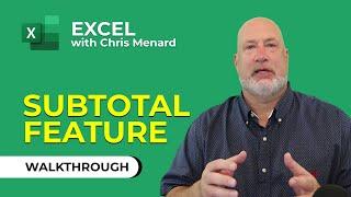 Subtotal Command in Excel - automatically calculate subtotals and grand totals
