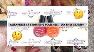 ALIEXPRESS STAMPING POLISHES | WILL THEY STAMP?