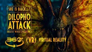 She is Back  Dilophosaurus Attack Jurassic World  |  VR Jurassic Evolution Park by ARTBIZ 360 360