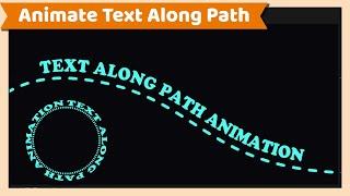 After Effects Tutorial : How to Animate Text Along Path