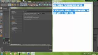 Cinema 4D R12 tutorial - How to render really quickly.