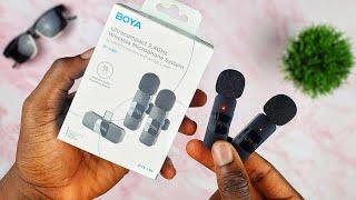 BOYA BY V20 Review (Discount Code) - Best Wireless Microphone (iPhone, Android & Laptop)