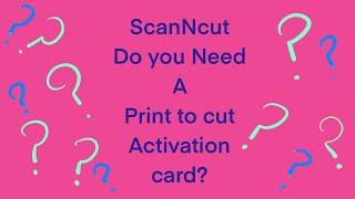 Brother DX Scan N Cut Print to Cut - do you need it?