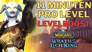 LEVELBOOST - 11 Minuten pro Level - WoW WotLK Classic