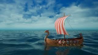 Floating Viking Boat in Unreal Engine 5.1.1