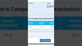 SSC CHSL 2021 TIER 1 Marks out. My marks