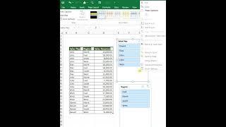 Excel Tips 17 | Insert Slicer to Filter Data | Sobanan Knowledge Sharing
