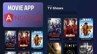 Movie App using Angular | Convert Figma design to Angular project