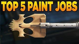 Top 5 Paint Jobs in Black Ops 3 (EP. 17 New Weapon Camos)