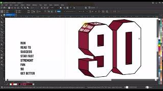 3d Typography Text Effect - Best Coreldraw Techniques for Beginners - Ahsan Sabri