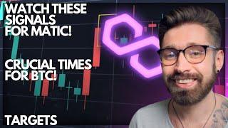 POLYGON PRICE PREDICTION 2021WATCH THESE DIVERGENCES FOR MATIC  IMPORTANT BTC UPDATES!