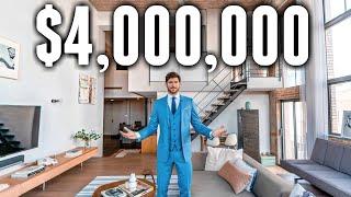 Inside a $4,000,000 Custom Industrial NYC LOFT Apartment
