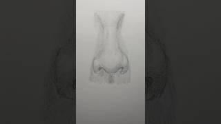 Draw a nose  Easy drawing lesson for beginners on how to draw a nose. #drawinglesson