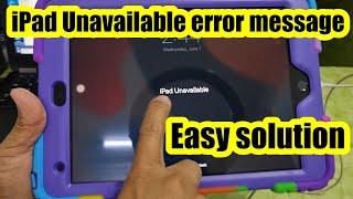 How to fix ipad unavailable #ipad #tutorial #diy #apple