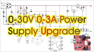 0-30v 0-3A Bench Supply Redesign Design