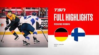 2025 World Junior Championship Highlights: Germany vs. Finland