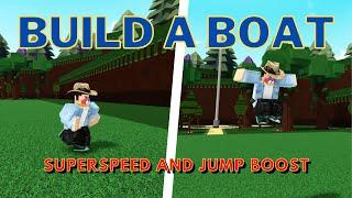 SUPER SPEED and JUMP BOOST Preview! | Build a Boat