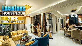 inside Tour a 1990 sq ft 3 Bedroom Luxury Flats  | Luxury Flats Sale in Zirakpur Near CHANDIGARH