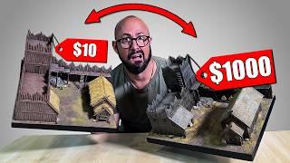 $1000 vs  $10 – The Ultimate Warhammer Terrain Challenge!