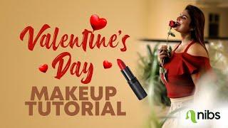 Valentines Day Makeup Tutorial | NIBS by Shahana