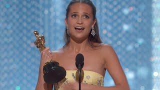 Alicia Vikander winning Best Supporting Actress