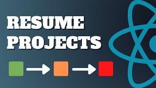 3 React Projects For Your Resume (Code included)