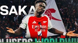 Bukayo Saka's Genius Dribbling Skills 2024!