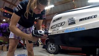 ChixSki: Race SXR Build - Part Three - Pro Watercraft Rear Sponson Install