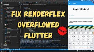 Fix RenderFlex OverFlowed On Bottom - Flutter Design