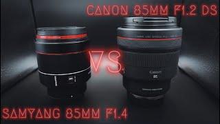 Canon RF 85mm f1.2 DS VS Samyang RF 85mm f1.4