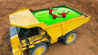 I Filled My Dump Truck With Slime!