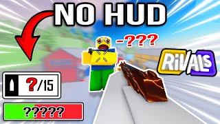 i Did The HARDEST CHALLENGE in Roblox Rivals... (NO HUD)