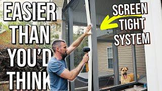 DIY Porch Screen Replacement with Screen Tight System