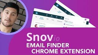 Email Finder - Google Chrome Extension - Marketing Lead Tool by Snovio