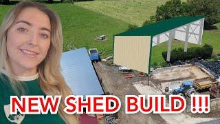BUILDING A NEW MACHINERY SHED !!!