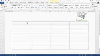 Repeat Table Header Row on Every Page in MS Word