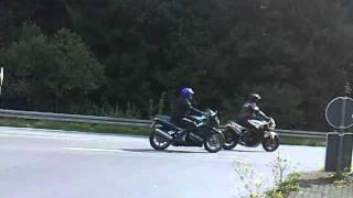 Motorraddemo Sperrung der K19 17.9.11