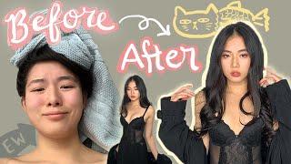 ABG CATFISH TRANSFORMATION ~ friends do my makeup, outfits & take me CLUBBING