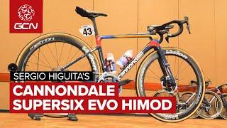 Sergio Higuita's Custom Painted Cannondale Supersix Evo Hi Mod Disc | EF Pro Cycling 2020 Team Bike