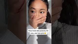 TikTok: by_toto #puberty #transformation #howharddidpubertyhityou #asian #asiantransformation