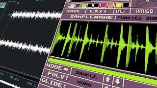 Amiga Sampler Amigo in Bitwig - the 90ies are great