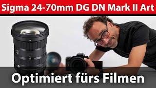 Test: Sigma 24-70mm DG DN Mark II I Art – fürs Filmen optimiert