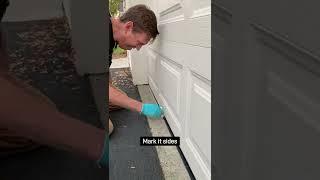 DIY Garage Door Rubber Threshold Seal - Protect your garage from leaks