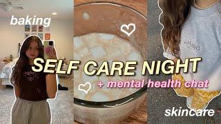 self care night + mental health chat :)