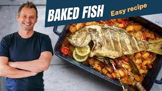 Easy way to bake a whole fish provencale style | one wonders Ep. 6