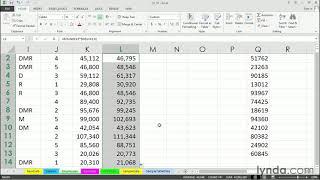 Excel Tutorial - Copy data or formulas down a column instantly