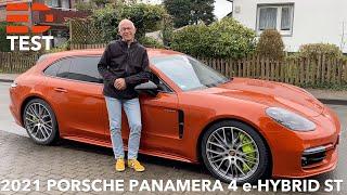 2021 Porsche Panamera 4 e-Hybrid Sport Turismo Fahrbericht Test Review Deutsch | Electric Drive