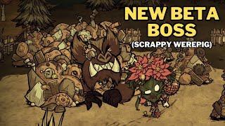 NEW BETA BOSS!!! Scrappy Werepig fight (No Damage) - Don't Starve Together | BETA