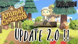 Animal Crossing New Horizons | Update 2 0 | Holy moly am I excited !! Island Speed build, Inspo